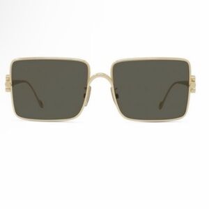 Loewe Gold-Tone Square Sunglasses